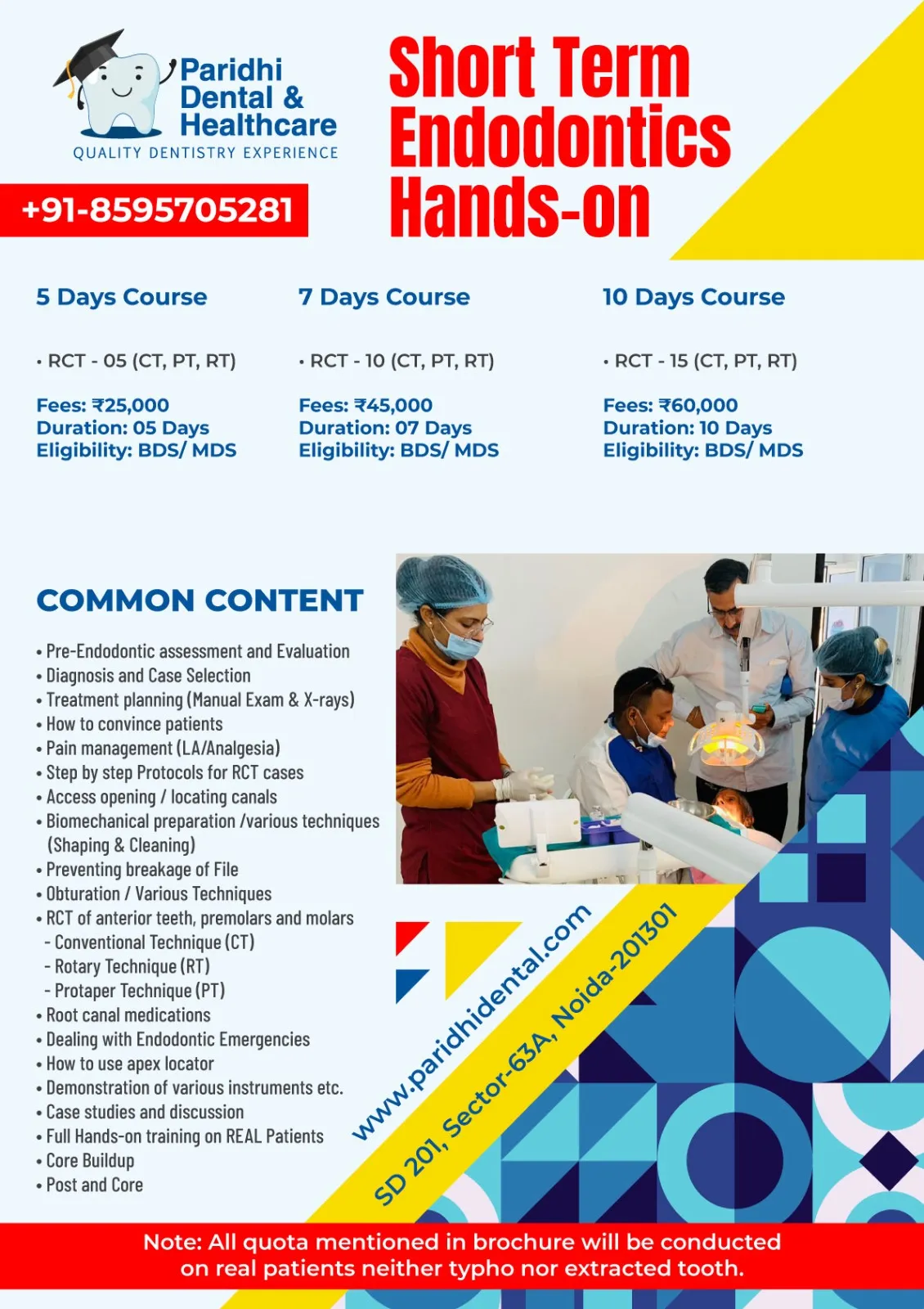 Short Term Endodontics Course